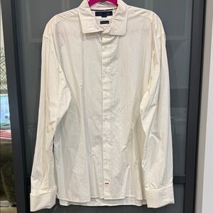 Tommy Hilfiger Cream Button Down Shirt